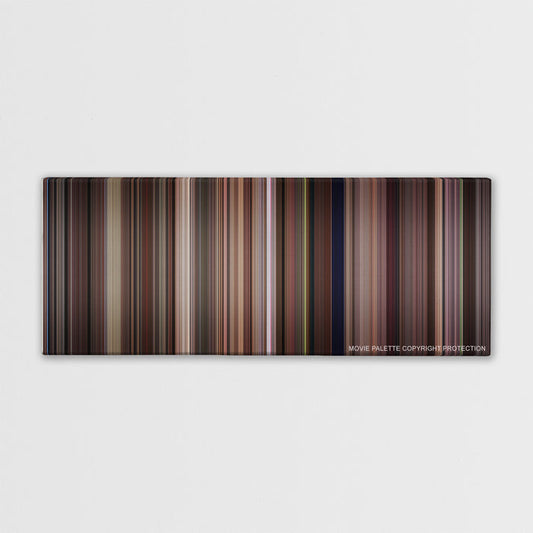 Tootsie color palette canvas print: thousands of thin vertical stripes of color