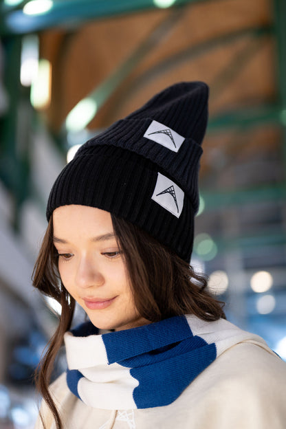 Traditional Blend Ribbed Toque with Cuff