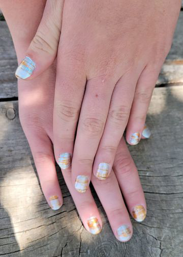 Turquoise Barnwood Western Nail Strip