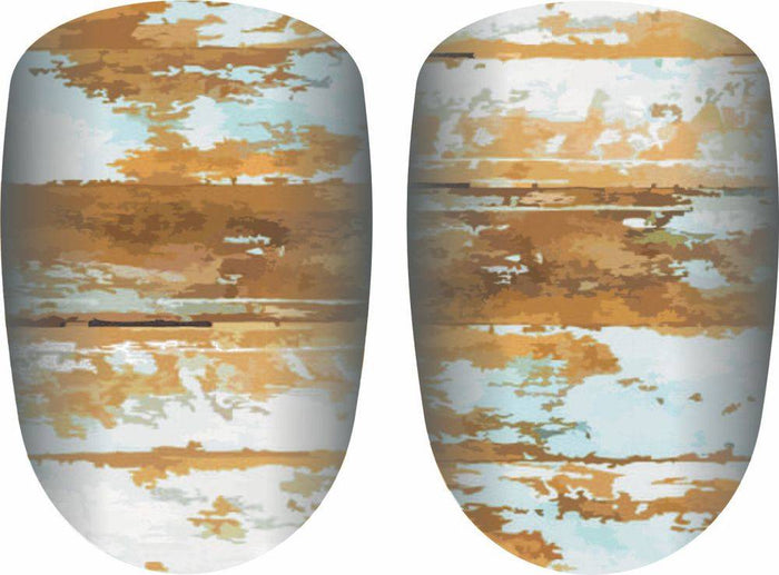 Turquoise Barnwood Western Nail Strip