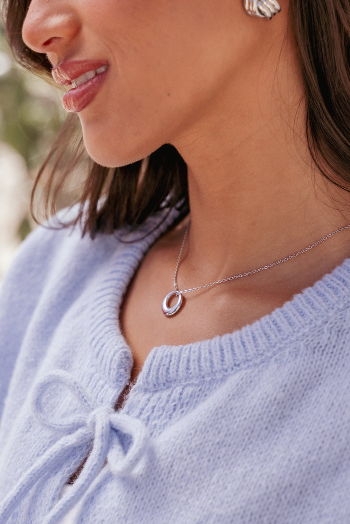 Petal and Pup USA ACCESSORIES Tyra Necklace - Silver One Size
