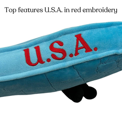 USA Map Stuffed States Mascot Plush Pillow - B Social Boutique
