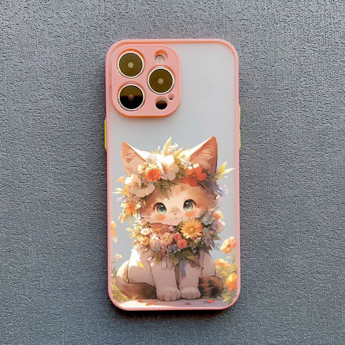pink Cute Cat 5 / for iphone12