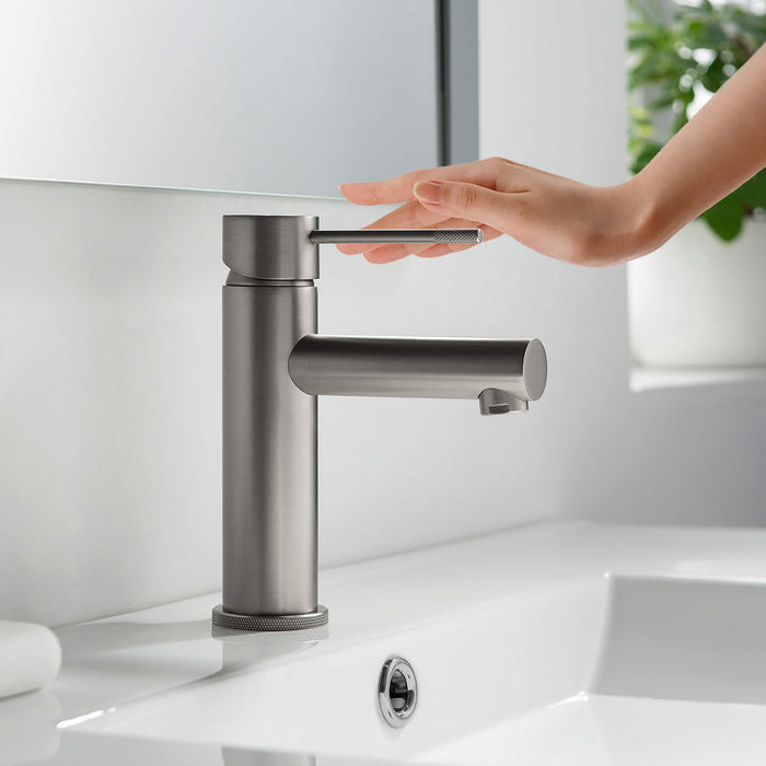 Verona Single Handle Bathroom Vanity Sink Faucet with Pop Up Drain - CBF-1010