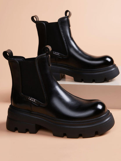 Handcrafted Genuine Leather Men's Boots - product view 4