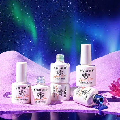 Violet Sparkle Gel Polish Set MODELONES #violet sparkle