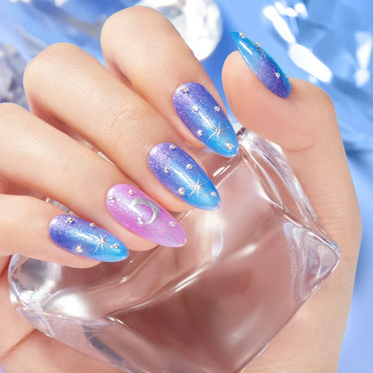 Violet Sparkle Gel Polish Set MODELONES #violet sparkle