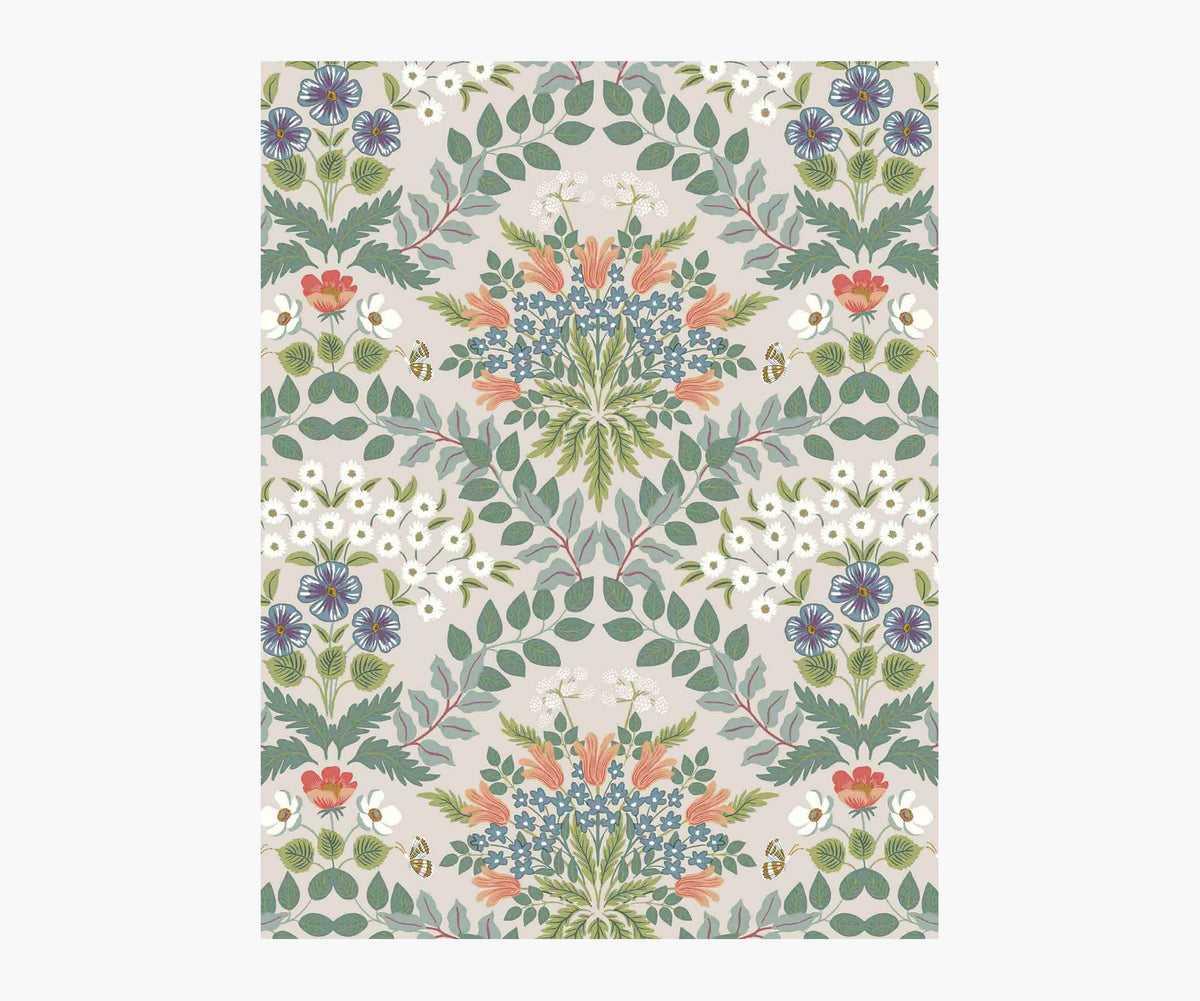 Bramble Wallpaper Sample - Cream