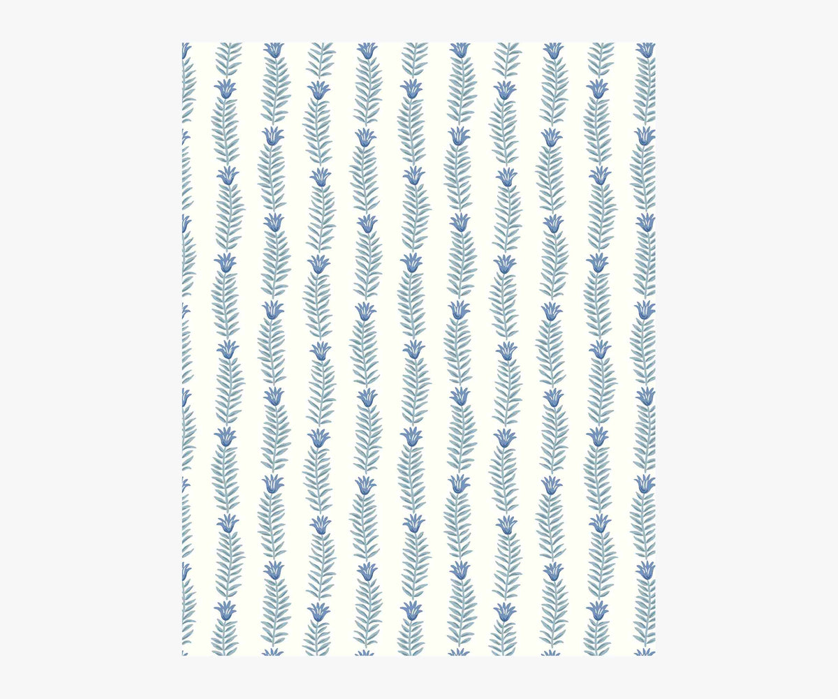 Eden Wallpaper Sample - Indigo