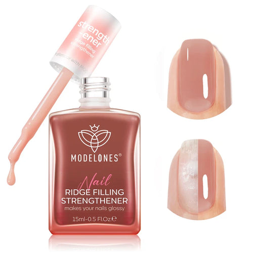 Nail Ridge Filler Strengthener Nail Care MODELONES #warm-pink