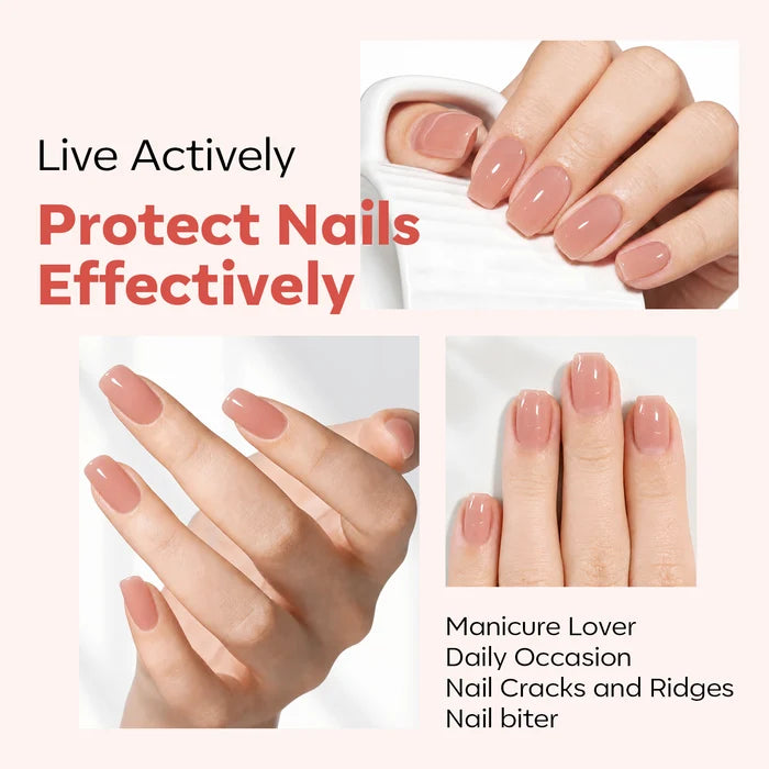 Nail Ridge Filler Strengthener Nail Care MODELONES #warm-pink