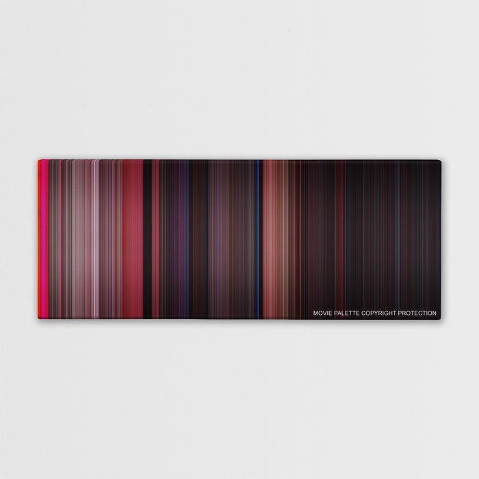 West Side Story color palette canvas print: thousands of thin vertical stripes of color