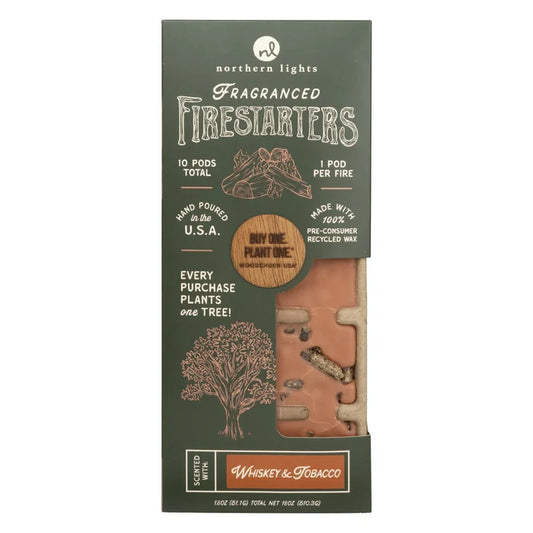 Whiskey & Tobacco Fragranced Firestarters