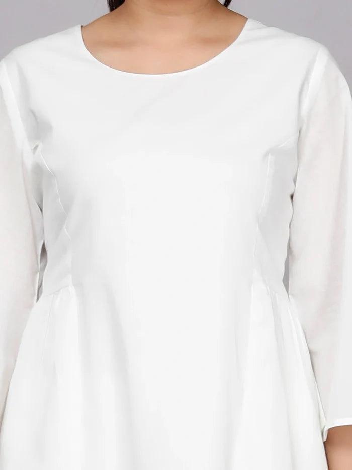 White Cotton Co-ord Set