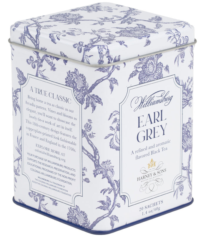 Williamsburg Earl Grey Tea by Harney & Sons — selected tea tin or packaging