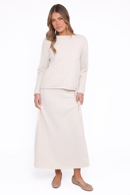 Petal and Pup USA TOPS Willis Knitted Top - Cream