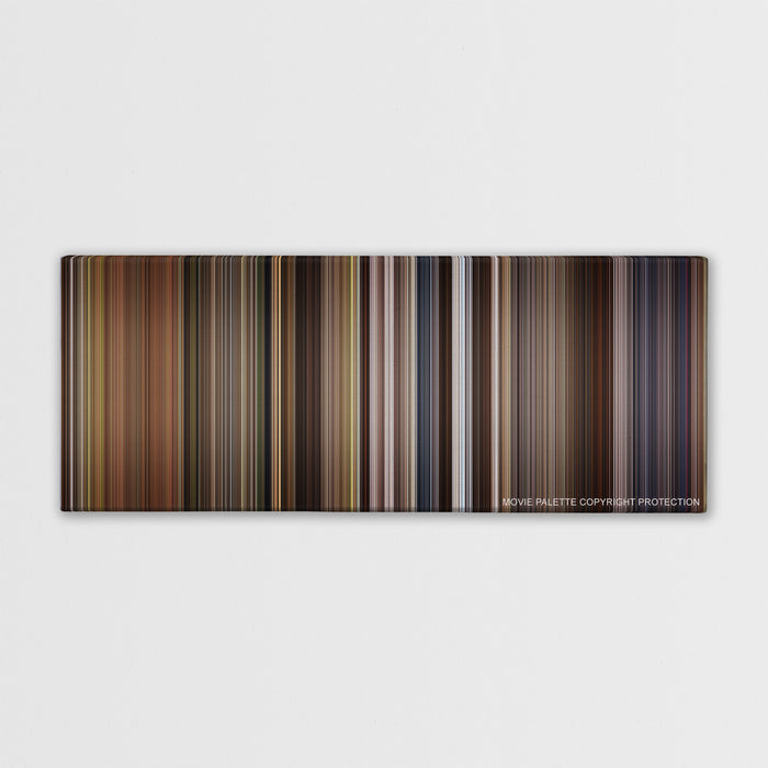 Willow color palette canvas print: thousands of thin vertical stripes of color