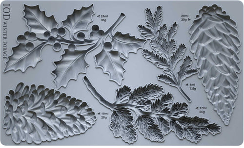 Winter Forage - 6x10 Mould - Iron Orchid Designs