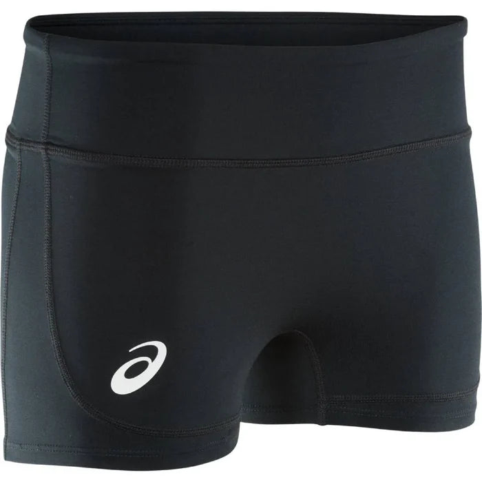 Women's Asics Circuit Compression Short 3-Inch (Team Black)-Apparel-33-OFF