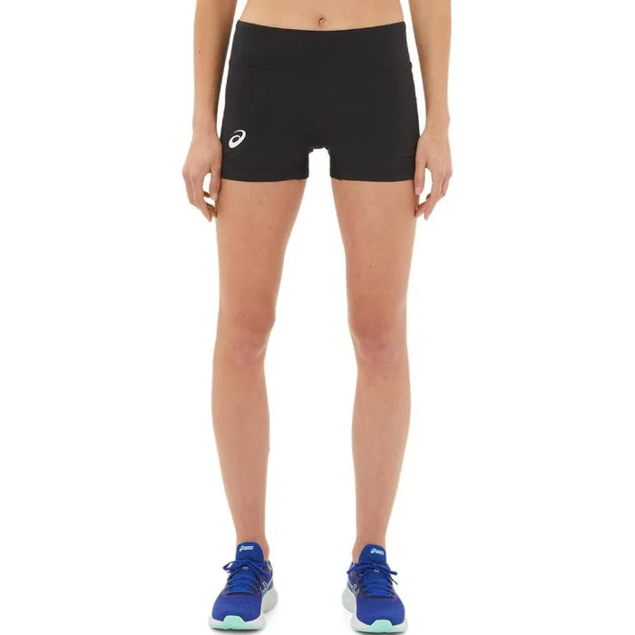 Women's Asics Circuit Compression Short 3-Inch (Team Black)-Apparel-33-OFF