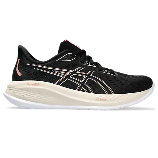 Women's Asics Gel-Cumulus 26 Black/Dark Jade-SOULIER, shoes-33-OFF