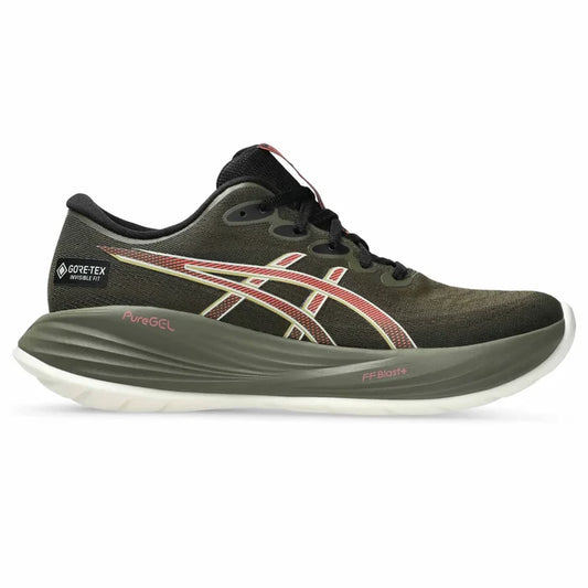Women's Asics Gel-Cumulus 27 GTX BROWN STONE/DARK PINK CLAY-SOULIER, shoes-33-OFF