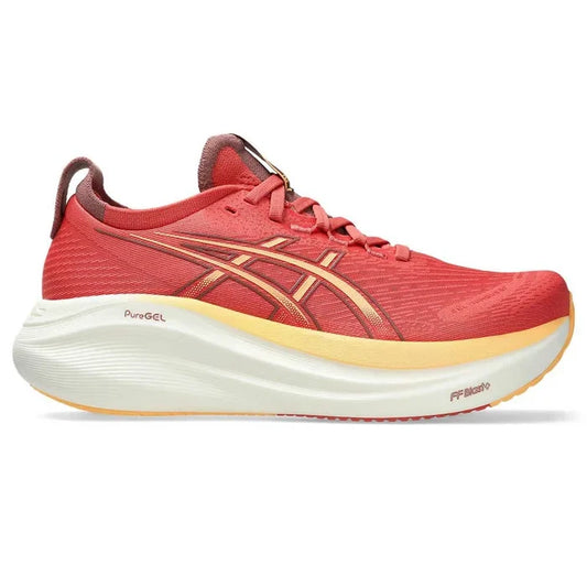 Women's Asics Gel-Nimbus 27 Dark Pink Clay/Orange Glow-SOULIER, shoes-33-OFF