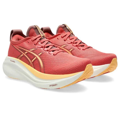 Women's Asics Gel-Nimbus 27 Dark Pink Clay/Orange Glow-SOULIER, shoes-33-OFF