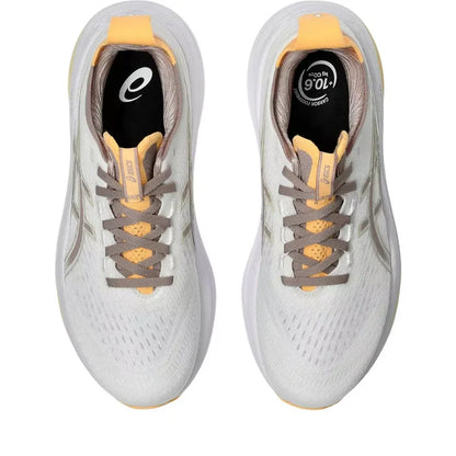 Women's Asics Gel-Nimbus 27 White/Fawn-SOULIER, shoes-33-OFF