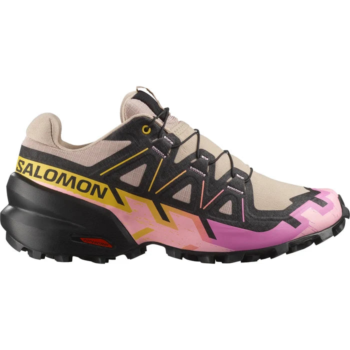 Women's Salomon Speedcross 6 Ethere/Black/Cyclam-SOULIER, shoes-33-OFF