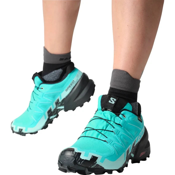 Women's Salomon Speedcross 6 GTX Blue Curacao/BL-SOULIER, shoes-33-OFF