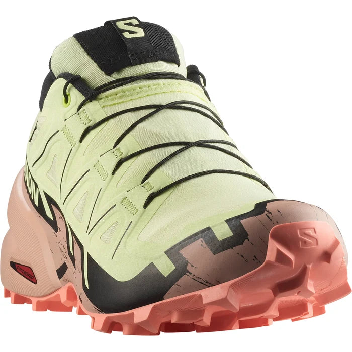 Women's Salomon Speedcross 6 GTX Lime C/ Mahogr/B-SOULIER, shoes-33-OFF