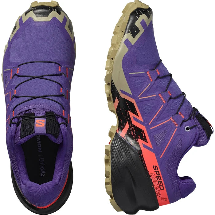 Women's Salomon Speedcross 6 Libert/Black/Neon-SOULIER, shoes-33-OFF