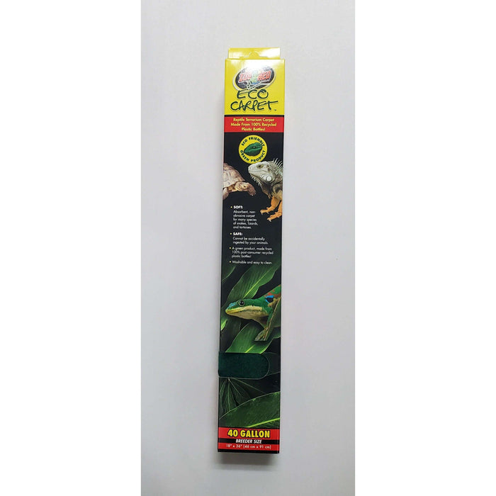Zoo Med Eco Carpet 40 Gallon Breeder Green:Jungle Bob's Reptile World