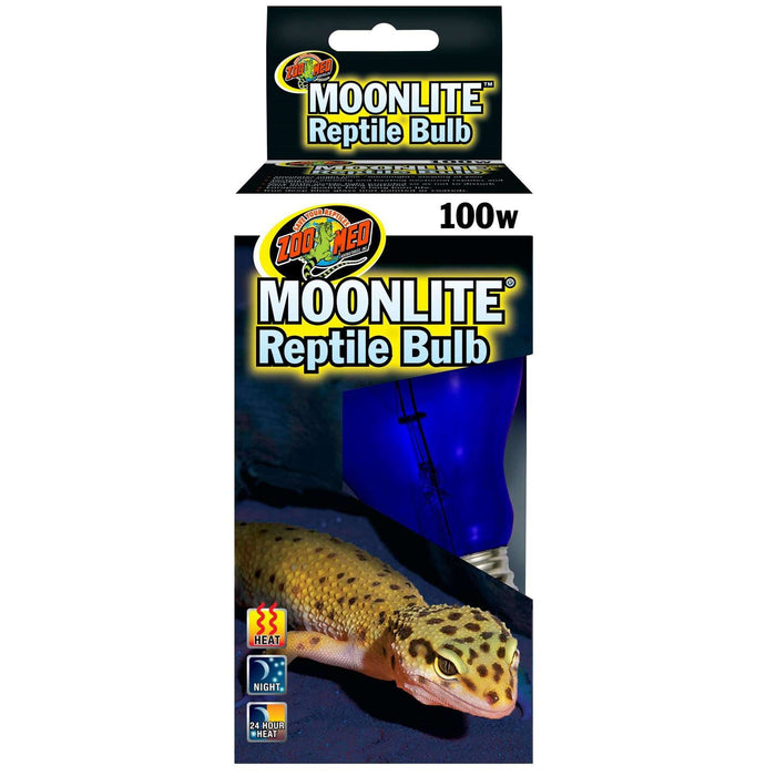 Zoo Med Moonlight Incandescent Bulb for Night Time Reptile Heat:Jungle Bob's Reptile World