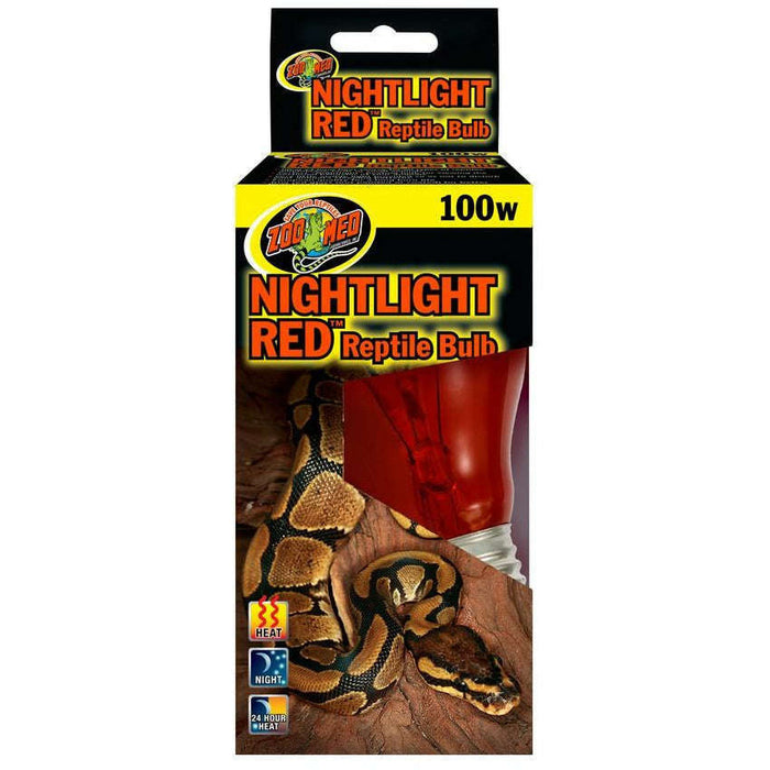 Zoo Med Red Nitelite Incandescent Bulb:Jungle Bob's Reptile World