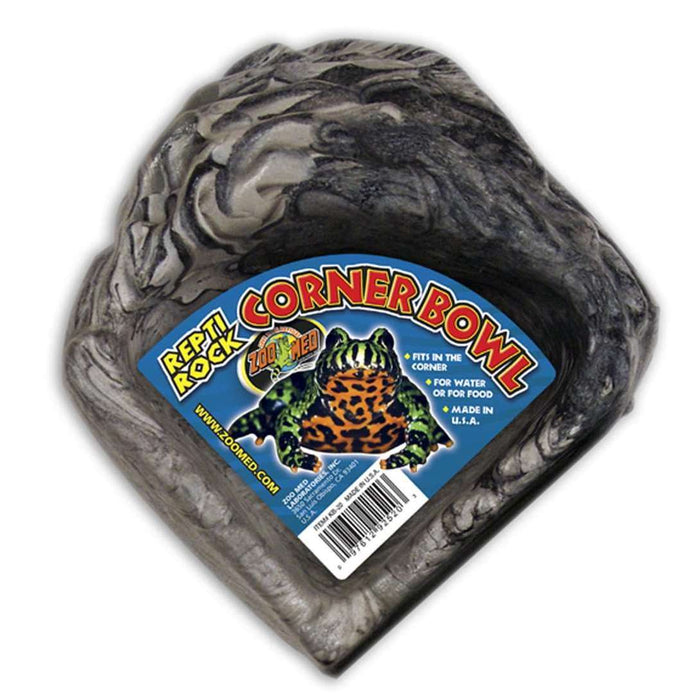 Zoo Med Repti Rock Corner Bowl:Jungle Bob's Reptile World