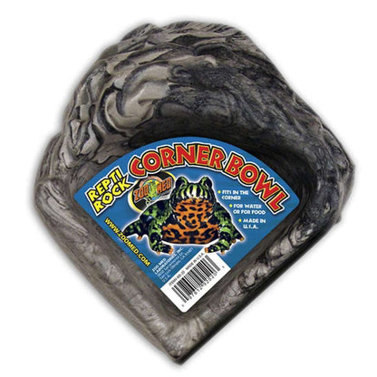 Zoo Med Repti Rock Corner Bowl:Jungle Bob's Reptile World