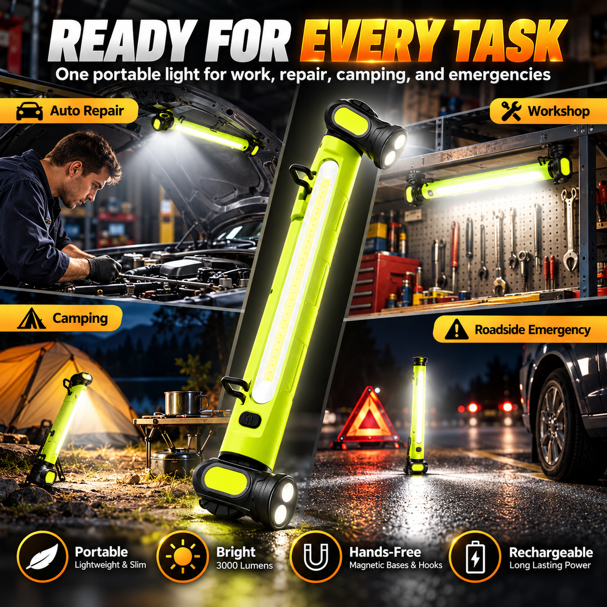 Rechargeable COB Work Light